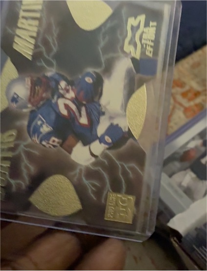 1998 Pro Line DC III Bronze Curtis Martin Patriots — front