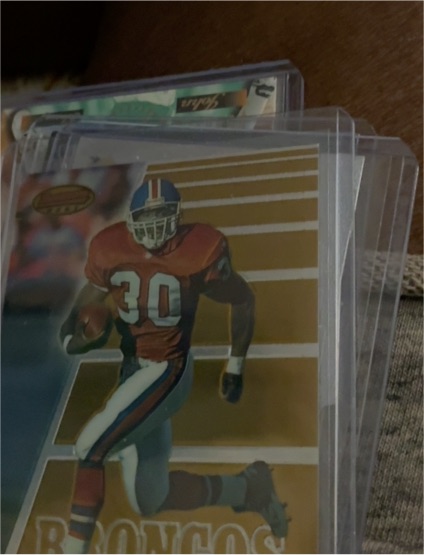 1996 Bowman's Best #129 Terrell Davis Denver Broncos — front