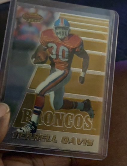 1996 Bowman's Best #129 Terrell Davis — front