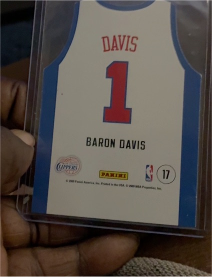 2008 Panini #17 Baron Davis — front