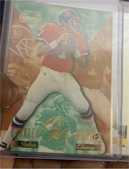 1996 Pinnacle Summit #196 John Elway Quarter Horses — front