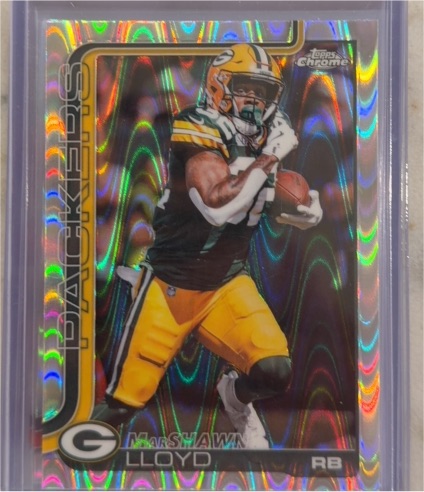 2025 Topps Chrome #114 Marshawn Lloyd — front
