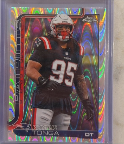 2025 Topps Chrome #214 Khyiris Tonga — front