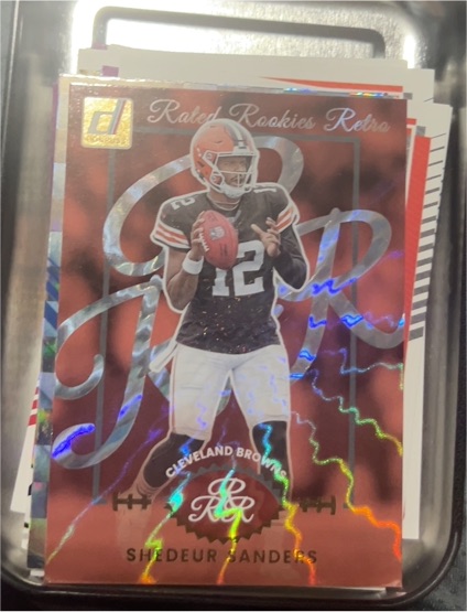 2025 Donruss Rated Rookies Retro #11 Shedeur Sanders — front