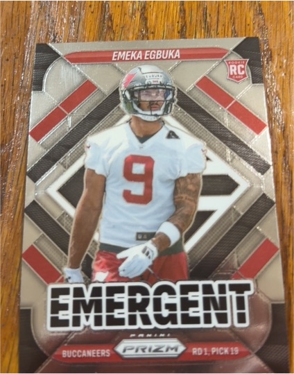 2025 Panini Prizm #3 Emeka Egbuka Emergent — front