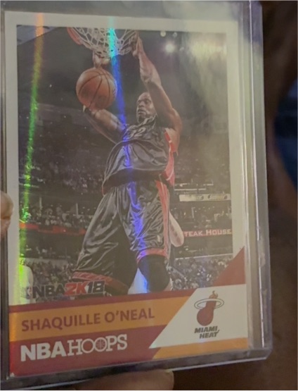 2017-18 Panini NBA Hoops #34 Shaquille O'Neal NBA2K18 — front