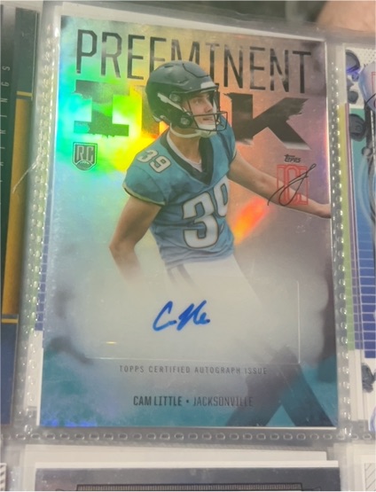 2024 Topps Signature Class Preeminent Ink #PI-CLI Cam Little — front