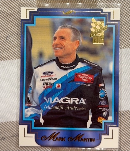 2002 Press Pass VIP Xplosive #X4 Mark Martin Viagra — front
