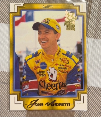 2002 Press Pass VIP #15 John Andretti — front