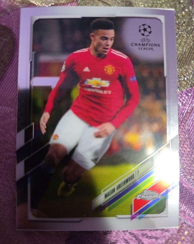 2020-21 Topps Chrome UEFA Champions League #17 Mason Greenwood — front