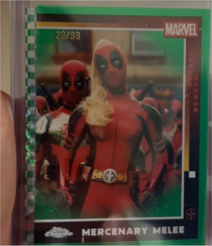 2025 Topps Chrome #94 Deadpool Mercenary Melee — front