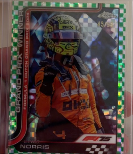 2025 Topps Chrome Formula 1 #107 Lando Norris — front