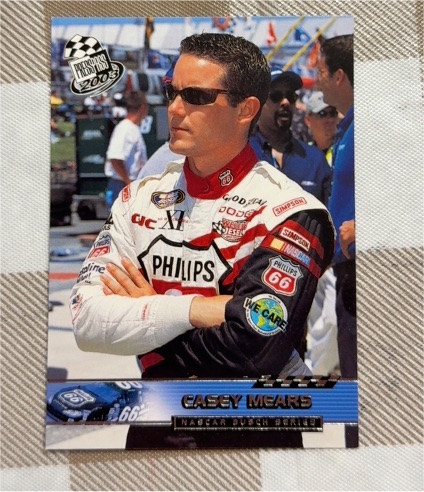 2003 Press Pass #45 Casey Mears — front