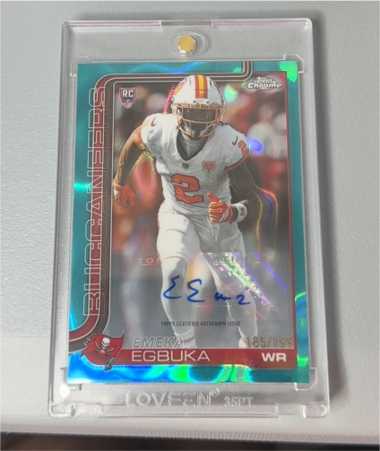 2025 Topps Chrome #312 Emeka Egbuka — front