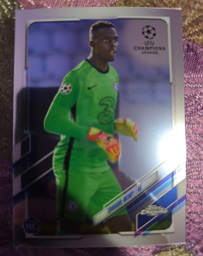 2020-21 Topps Chrome UEFA Champions League #38 Edouard Mendy Rookie — front