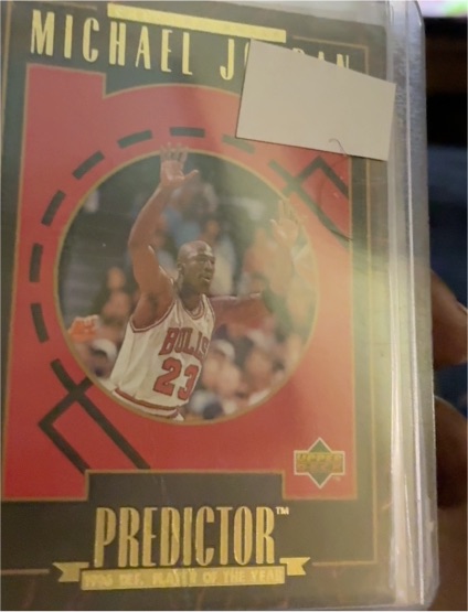 1995-96 Upper Deck Predictor Player of the Year #R3 Michael Jordan — front