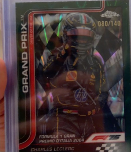 2025 Topps Chrome Formula 1 #080 Charles Leclerc — front