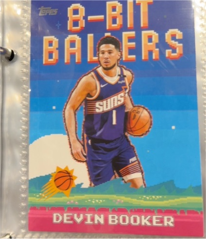 2025-26 Topps 8-Bit Ballers #8B-3 Devin Booker — front