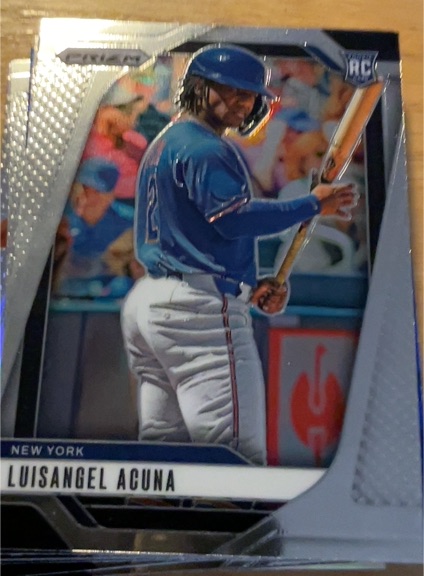 2025 Panini Prizm #295 Luisangel Acuna — front