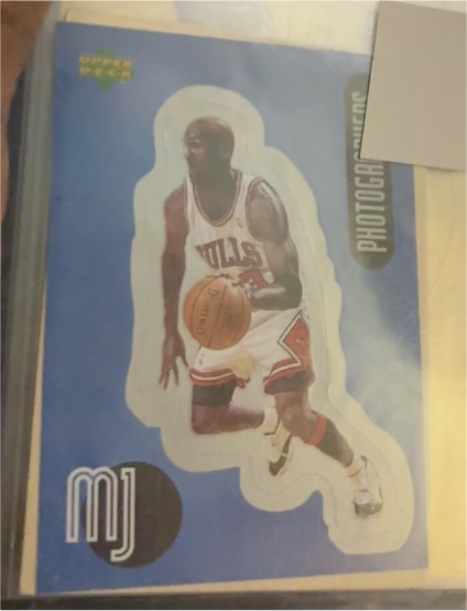 1998-99 Upper Deck MJ Sticker Collection #SU34 Michael Jordan — front