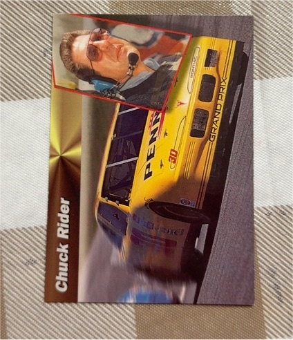 1994 Pro Set Power Racing #111 Chuck Rider — front