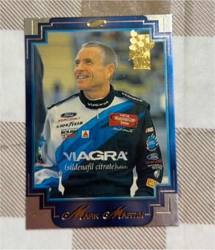 2002 Press Pass VIP #4 Mark Martin — front