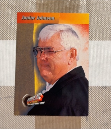 1994 Pro Set Power Racing Power Owners #PO65 Junior Johnson — front