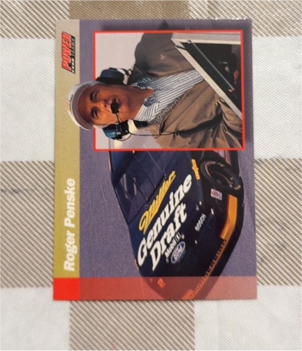 1994 Pro Set Power Racing Power Teams #PT7 Roger Penske — front