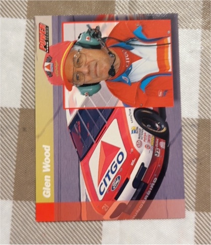 1994 Pro Set Power Racing Power Teams #PT10 Glen Wood — front