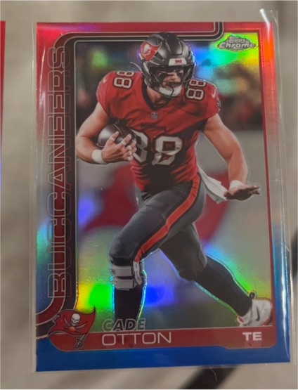 2025 Topps Chrome #284 Cade Otton — front
