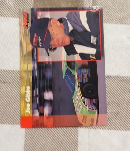 1994 Pro Set Power Racing #PT11 Joe Gibbs — front