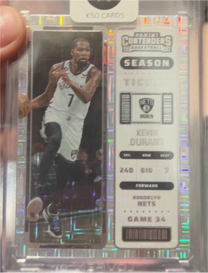 2022-23 Panini Contenders Season Ticket #4 Kevin Durant — front