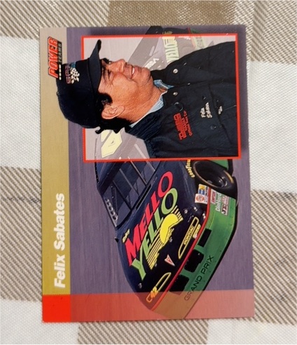 1994 Pro Set Power Racing Power Teams #PT12 Felix Sabates — front