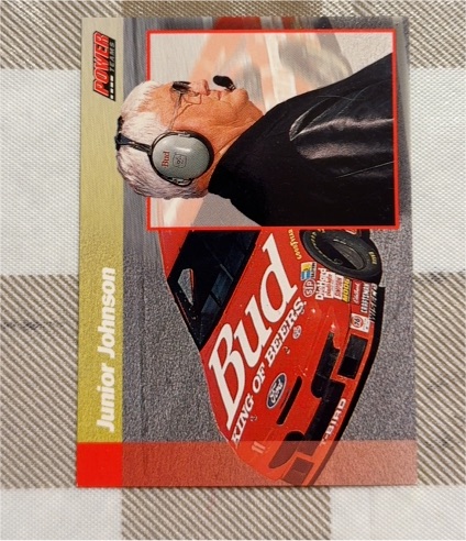 1994 Pro Set Power #PT14 Junior Johnson — front