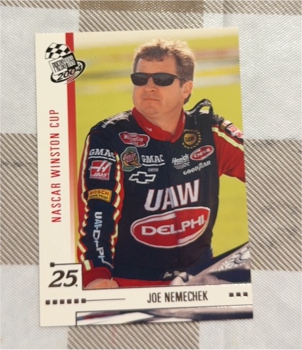 2002 Press Pass NASCAR Winston Cup #25 Joe Nemechek — front