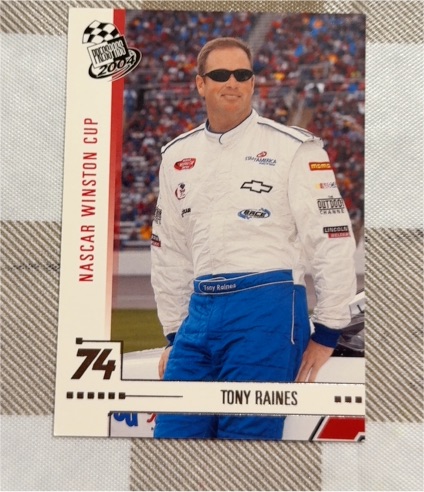 2004 Press Pass #74 Tony Raines — front