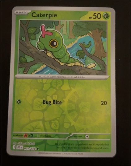 2023 Pokémon SV09: Journey Together #001 Caterpie — front