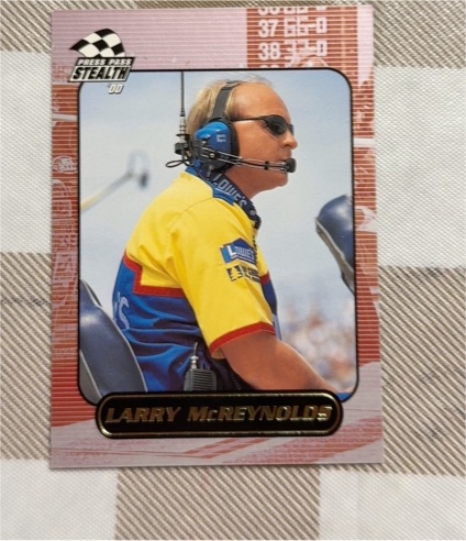 2000 Press Pass Stealth #45 Larry McReynolds — front
