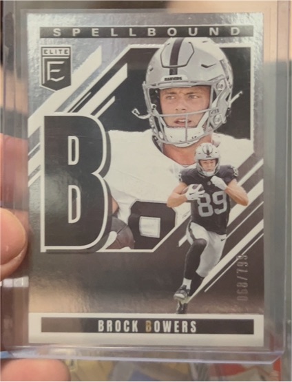 2025 Panini Donruss Elite Spellbound #20 Brock Bowers — front
