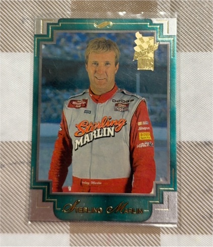 2002 Press Pass VIP #14 Sterling Marlin — front