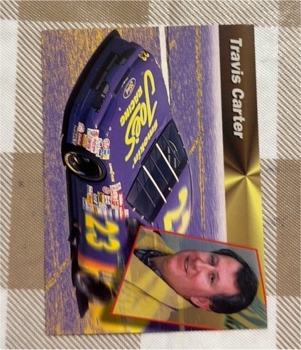 1994 Pro Set Power Racing #80 Travis Carter — front
