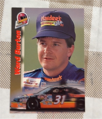 1994 Pro Set Power Racing Power Prospects #PP29 Ward Burton — front