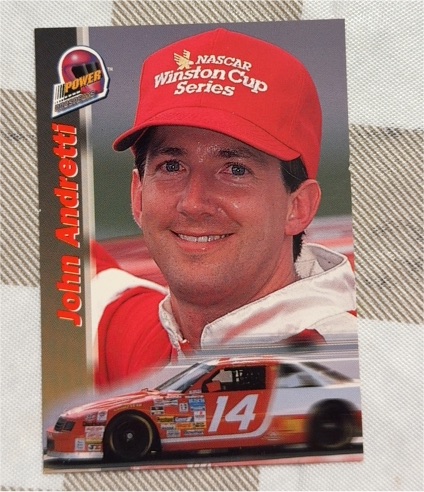 1994 Pro Set Power #PP27 John Andretti — front