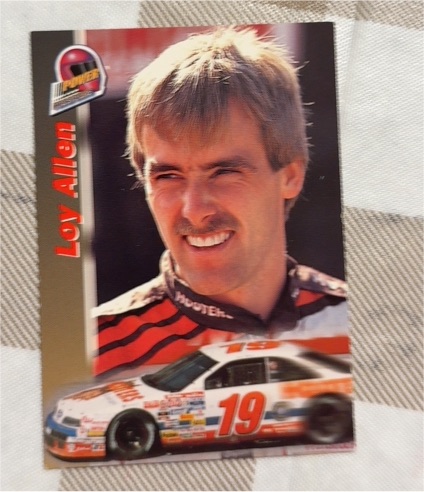1994 Pro Set Power Racing #PP26 Loy Allen Jr. — front