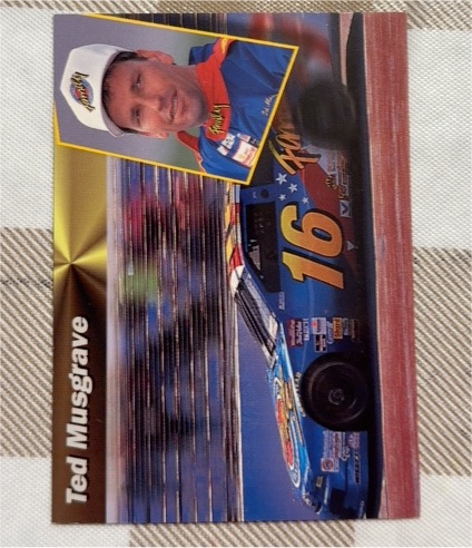 1994 Pro Set Power Racing #106 Ted Musgrave — front