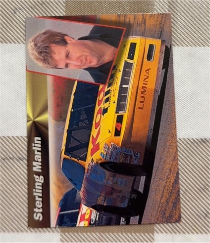 1994 Pro Set Power Racing #101 Sterling Marlin — front
