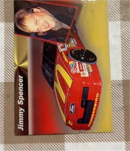 1994 Pro Set Power Racing #118 Jimmy Spencer — front