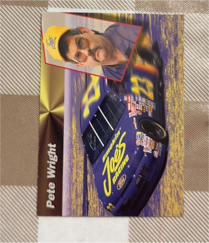 1994 Pro Set Power Racing #127 Pete Wright — front