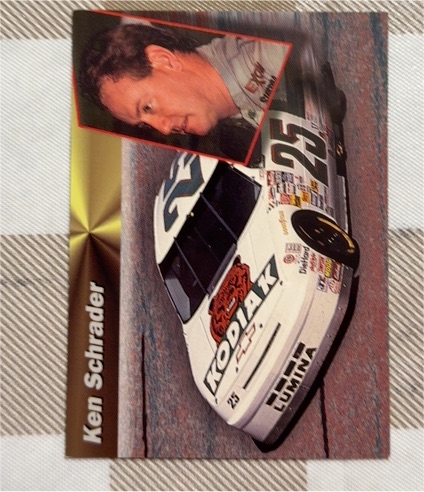 1994 Pro Set Power Racing #115 Ken Schrader — front
