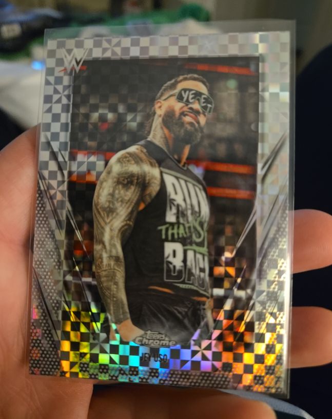 2026 Topps Chrome WWE #83 Jey Uso — front